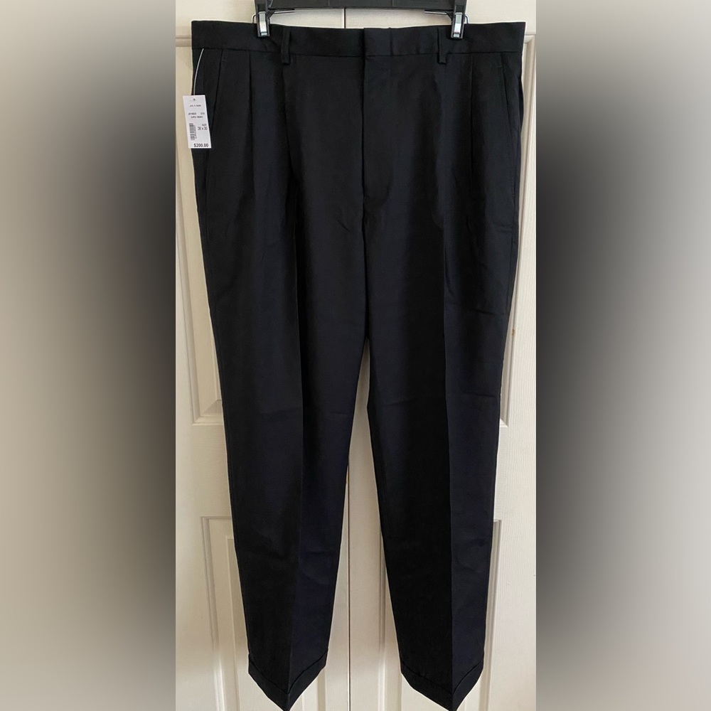 Black Jos. A. Bank 100% wool traveler dress pants 36x30